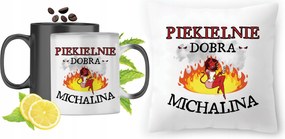 Michalina Mágikus bögre fényképes nyomott mintás párna szett