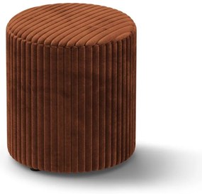 Téglavörös kordbársony puff Dia – Micadoni