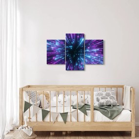Kép - Neon tér (90x60 cm)