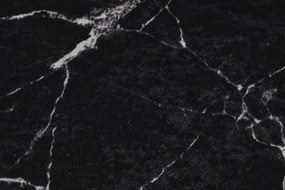 Marble fekete fürdőszobai szőnyeg