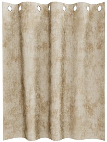 bársony függönyök 2 db grommettel krém 140x140 cm
