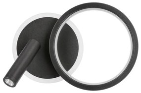 LED fali spotlámpa MONET LED/16W/230V fekete