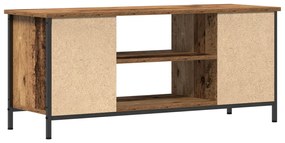Szórakoztató Központ Régi fa Forgácslap, fém 102 x 35 x 45 cm