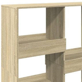 sonoma tölgy színű térelválasztó könyvszekrény 100x33x115 cm
