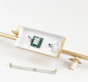 Brilagi - LED Felületre szerelhető csillár MILLA 7xG9/3W/230V arany/füstös