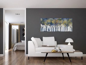 Kép egy szarvasról az erdőben (120x50 cm)