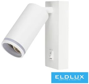 UNIVERSO Fali lámpa kapcsolóval 1xGU10 Max.35w IP20 Fehér 150x160mm 5 év