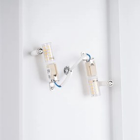 Sollux SL.1352 - Fali lámpa DURLIN 2xG9/8W/230V fehér