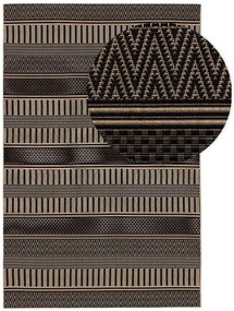 Kül- és beltéri szőnyeg Naoto Beige/Black 120x170 cm