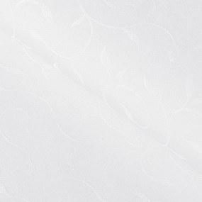 Goldea ünnepi teflonos asztali futó - fehér nagy ornamentekkel ékesített 35x140 cm