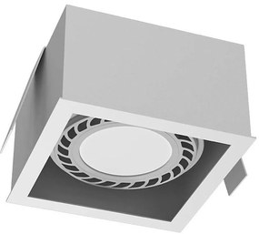 Brosline 3273 - Süllyesztett mennyezeti lámpa CAGE 1xGU10/18W/230V fehér