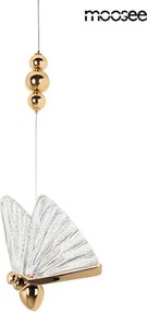 KING HOME MSE010100321 BUTTERFLY S KristĂĄly FĂŒggesztett LĂĄmpa Arany LED IP20