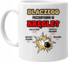 Miért veszítek a bowlingban? Ajándék Bögre