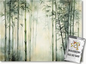 Fotótapéta Flizelina Bambusz Erdő Ázsiai Stílus Meditáció Spa 350x250 ragasztó