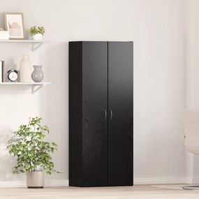 Fekete Tölgy Felső Szekrény - 60 x 32 x 153 cm - Műszaki fa