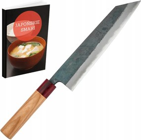 Muneishi Kurouchi Kiritsuke 21 cm Aogami japán szakács kés