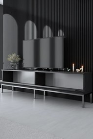 TV szekrény Lord - Anthracite, Silver