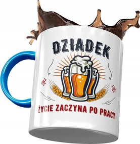 Kék nagypapa bögre Nagypapa napja Ajándék fényképes nyomtatással