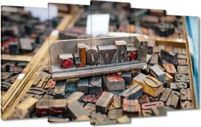 Festmények 100x60 Love felirat