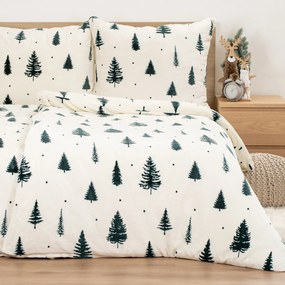 4Home Serene Forest mikroflanel ágynemű, 140 x 200 cm, 70 x 90 cm