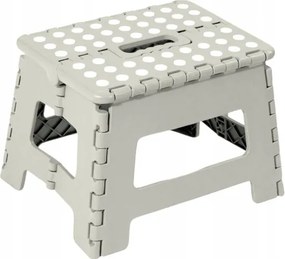 Smukee Összecsukható szék zsámoly 35 x 28,5 x 22 cm szürke 138