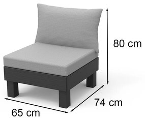 Elements 1 személyes kerti kanapé