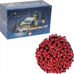 JĂ©gcsap FĂŒggöny 100 Led Aljzat IP44 Piros