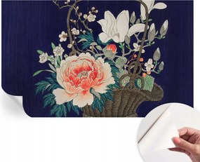 Öntapadós Fali Fotótapéta Hálószobába Virágos kosár 416x254 cm