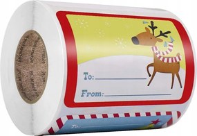 Ajándék matricák karácsonyi csomagok 6 címke minta szett 250db