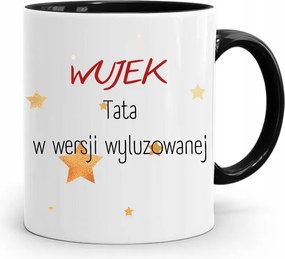 Fekete Bögre Apa Bácsinak Laza Változatban, fényképes nyomattal