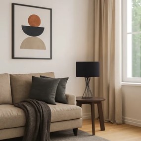 Rabalux 74082 - NIVRA asztali lámpa 1xE27/40W/230V fekete