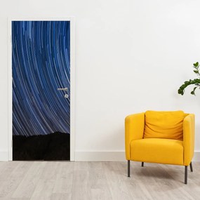 Fotótapéta ajtóra - Éjszakai csillagok és égbolt (95x205cm)