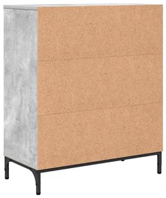 Széf Beton szürke 69.5 x 33 x 82 cm Faanyag