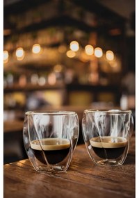 Duplafalú bögre szett cappucinóhoz, 2 db-os 250 ml Cristallo – Vialli Design