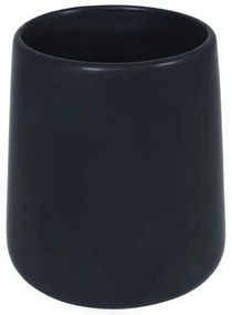 Erga Nero, álló fogkefe pohár, matt fekete, ERG-08137