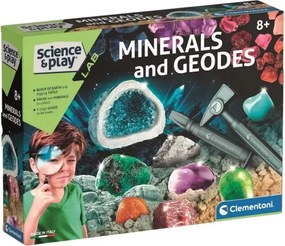 Ásványok és geódák Science tudományos szett Clementoni