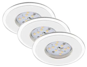 Briloner Briloner 7197-036-KÉSZLET 3x LED Dimmelhető fürdőszobai lámpa LED/4,5W/230V IP44 BL0973