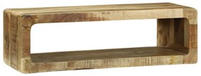 TV szekrény 80x30x25 cm Tömör fa Durva mangó