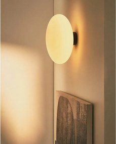 Fehér-ezüstszínű fali lámpa ø 26 cm Bamila – Kave Home