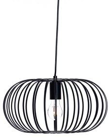 Moderne hanglamp zwart E27 - Troopa