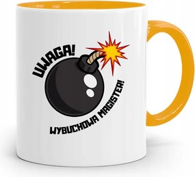 Mester Bögre Sárga Születésnapi Ajándék fényképes nyomtatással