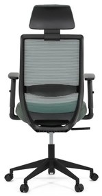 Forgószék szinkronmechanikával, zöld hálós kivitel. KA-V3329 GRN