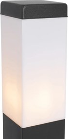 Kültéri lámpa sötétszürke 80 cm foglalattal IP44 - Malios