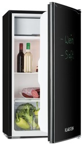 Klarstein Spitzbergen Uni, kombinált hűtőszekrény, 91 liter, E energiahatékonysági osztály, fekete