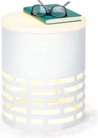 Kültéri Led lámpa, kerek, fehér