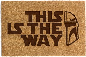 Lábtörlő Ajtó Alá 60 x 90cm "This is the way" Kókusz