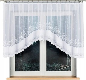 Genowefa Jacquard függöny 300x120cm méret (kész) íves Minta Kiárusítás