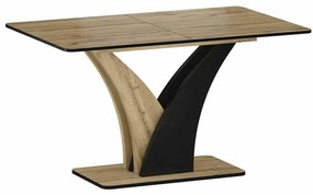Artem étkezőasztal, artisan tölgy / fekete