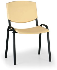 Design konferencia szék - fekete lábak, sárga