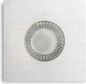RENDL ASTOR SQ szálcsiszolt alumínium 230V GU10 50W IP65